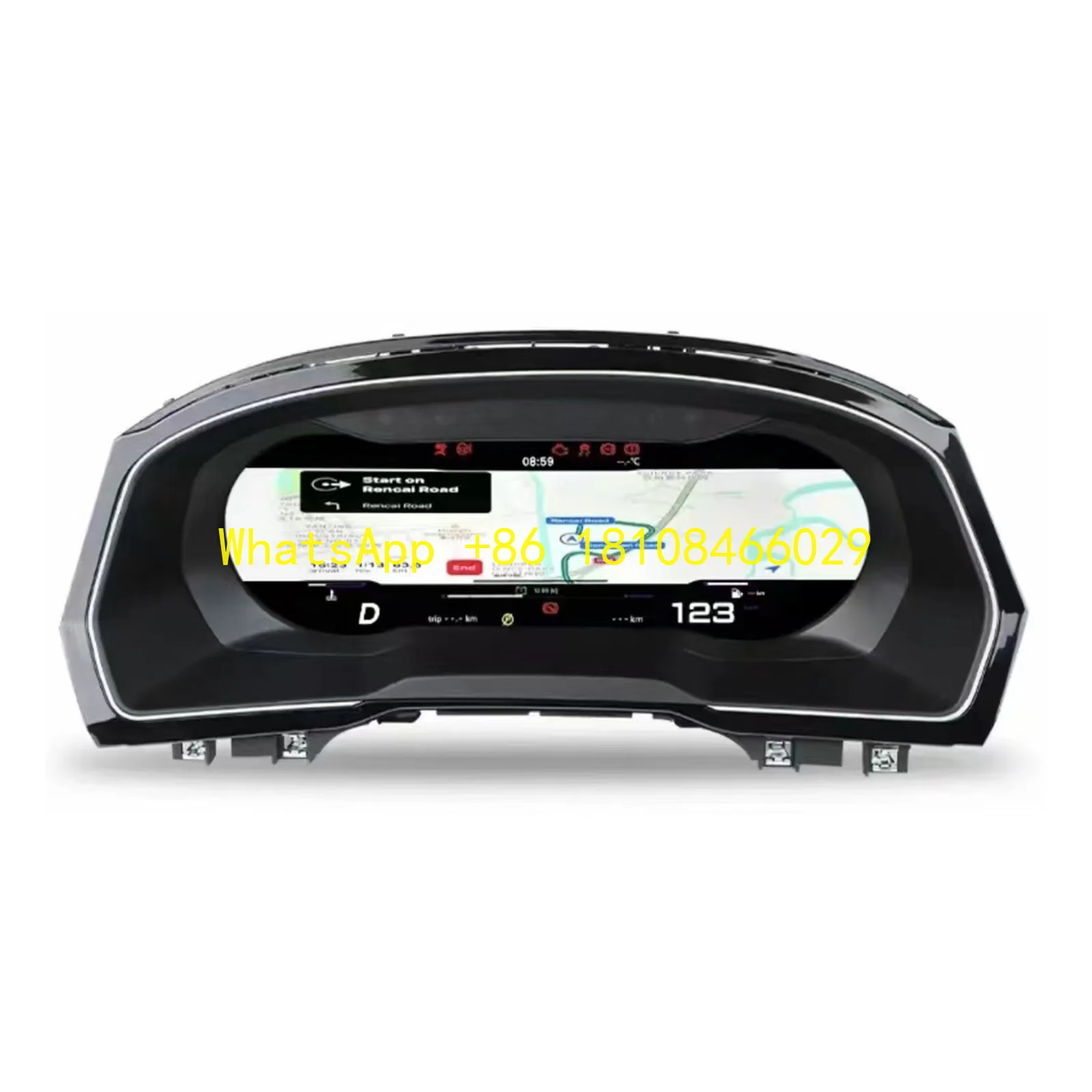 

WEIJUNPRO 12.3 Inch Car Speedometer Panel Digital Dashboard Instrument Cluster for Volkswagen B8 CC 2017-2023 Cluster