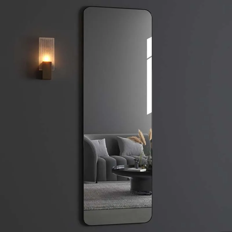 

European Luxury Mirror Rectangle Aesthetic Modern Wall Mirror Living Room Makeup Espejos Adhesivo De Pared Bedroom Decoration