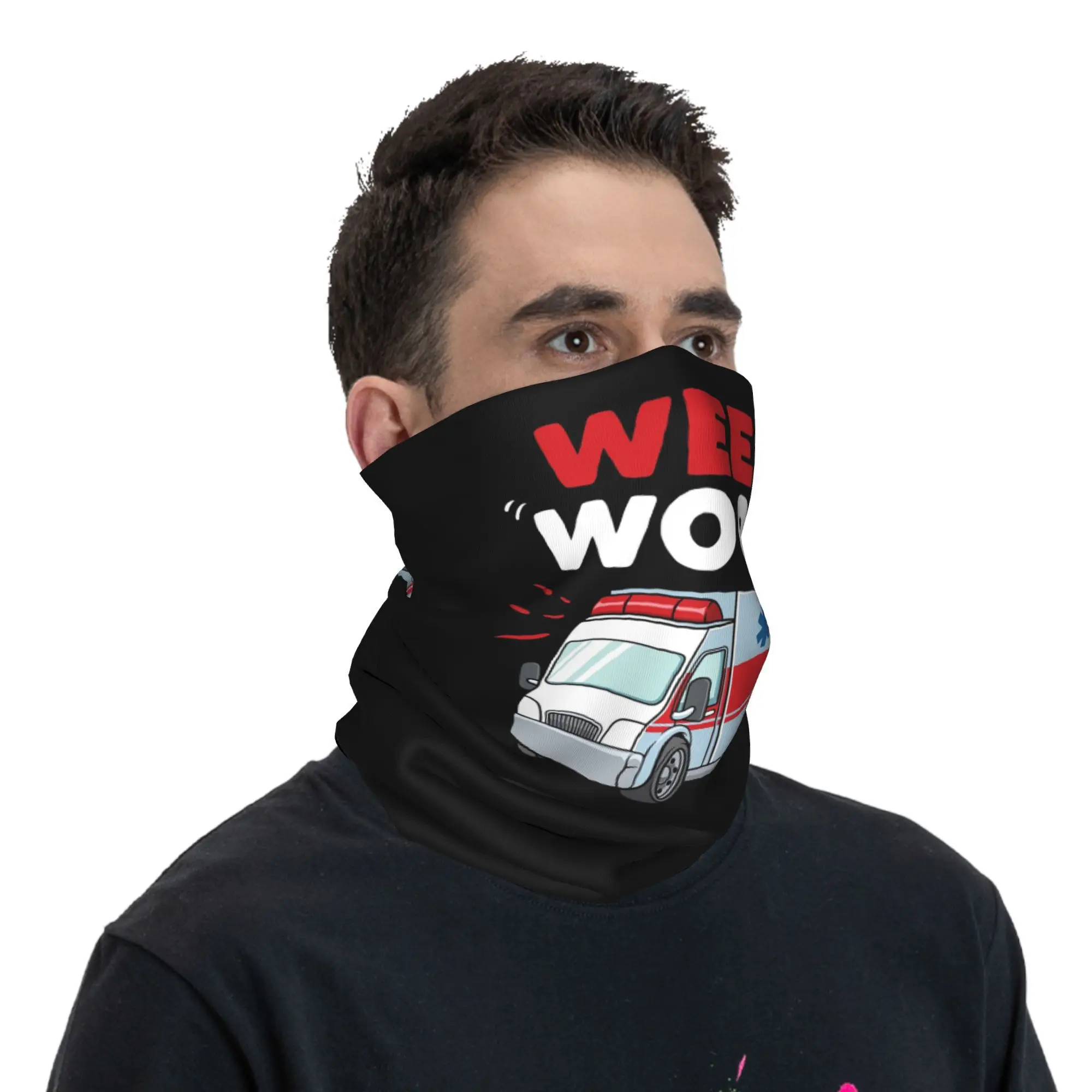 وي وو إسعاف المسعف الطوارئ الطبية هدية باندانا غطاء الرقبة قناع مطبوع وشاح عقال المشي لمسافات طويلة الصيد للجنسين الكبار