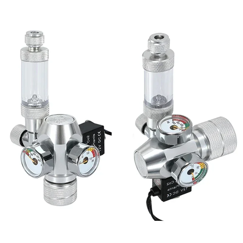 Régulateur de CO2 pour aquarium AC100-240V, valve électromagnétique, compteur de bulles, système de contrôle du CO2, valve de réduction de pression du CO2 pour aquarium