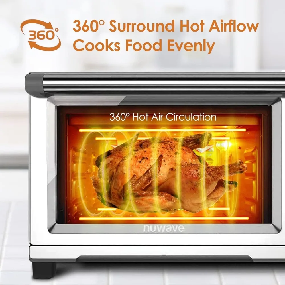 yer Convection Toaster Oven Countertop, 112-in-1 Smart Grill Combo with Original Flavors & Marks, Adjustable Heating Zon