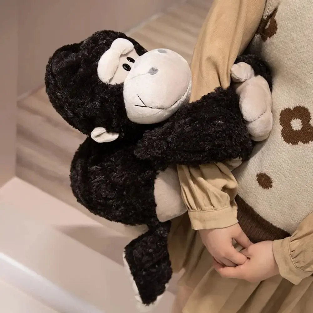 Fluffy Cute Animal Plush Toy Q Version King Kong Cartoon Animal Plush Doll PP Cotton Wolf Cartoon Sleeping Pillow