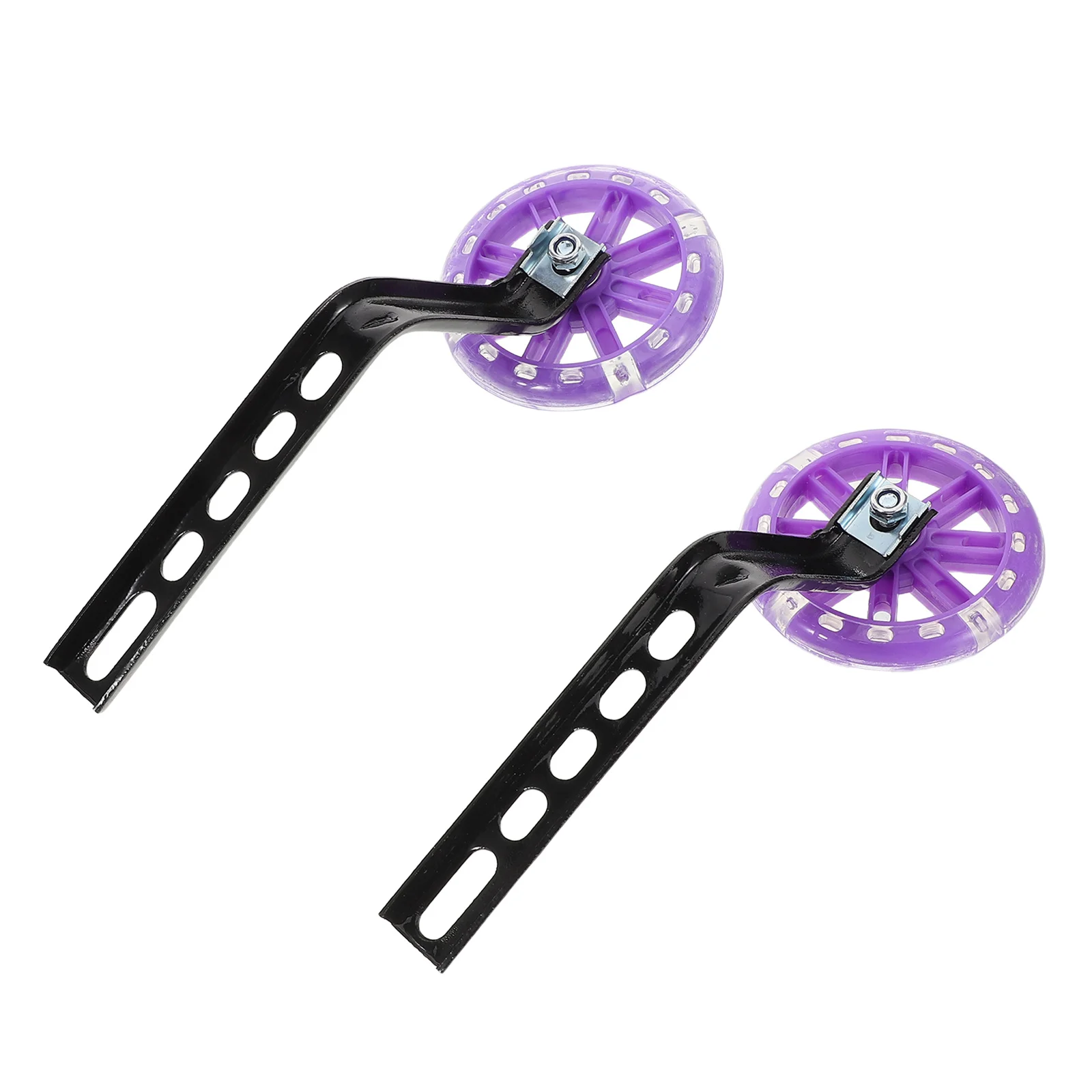 

1Pair Kids Bike Stabilizers Training Auxiliary Wheels Universal Fit Shock Absorbing Child Safety Bike Helper Wheels