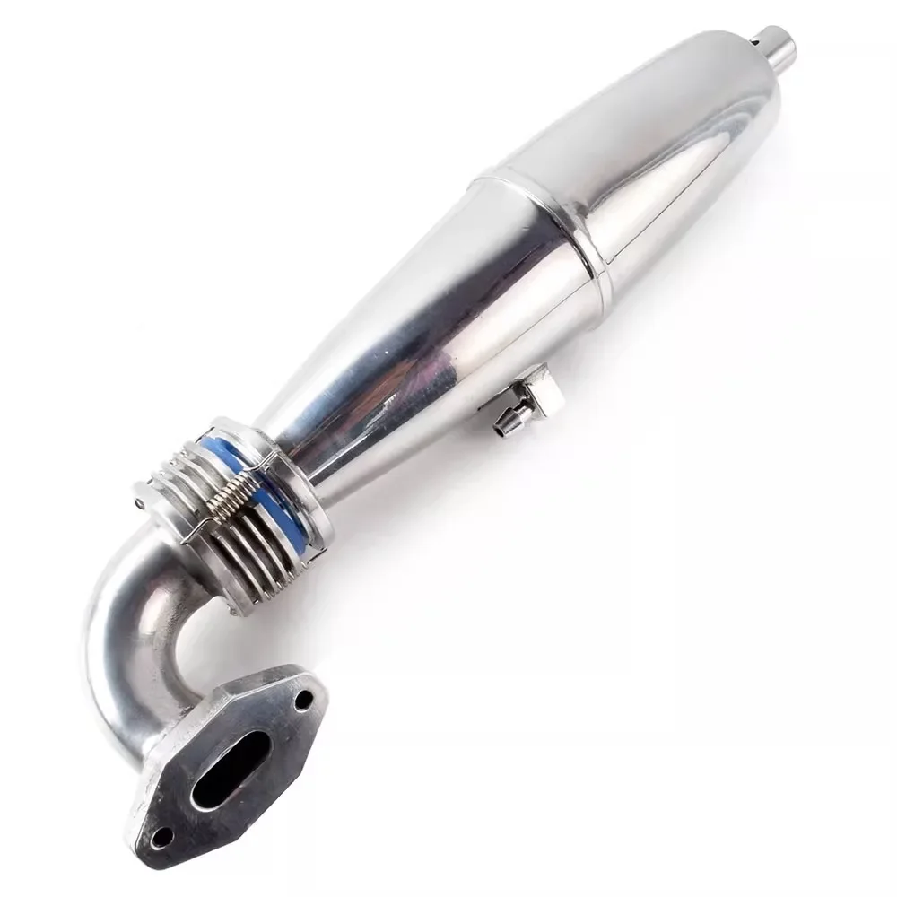 ชุดท่อไอเสียหนาพิเศษ HSP 94122/94166/94106/BQ001 อะไหล่เครื่องยนต์ Baja อัพเกรดสำหรับรถโมเดลไนโตร RC ขนาด 1/10