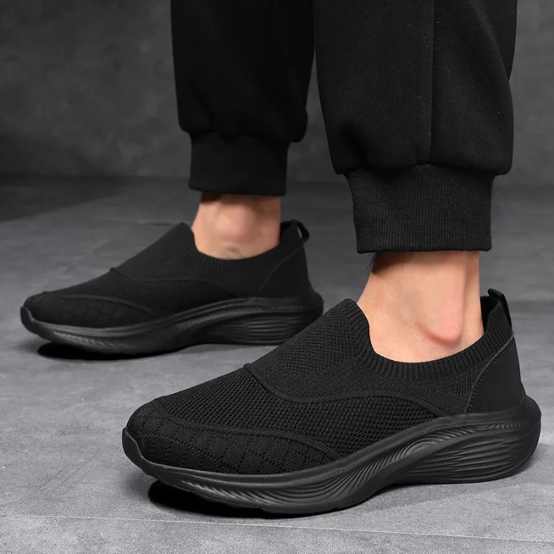 

Mens Walking Shoes Lightweight Breathable Casual Running Sports Shoes Slip on Outdoor Athletic Gym Men Tennis Footwear Sneakers
