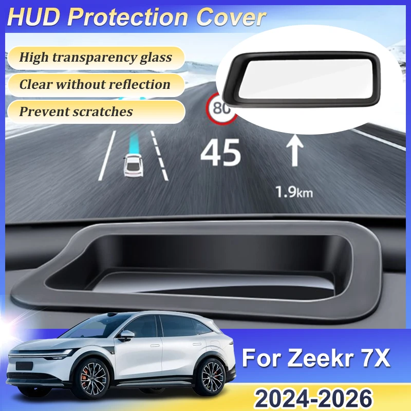 

HUD Protection Cover For Zeekr 7X Accessories CX1E 2024 2025 2026 Dustproof Head Up Display Reflective Anti-scratch Screen Parts