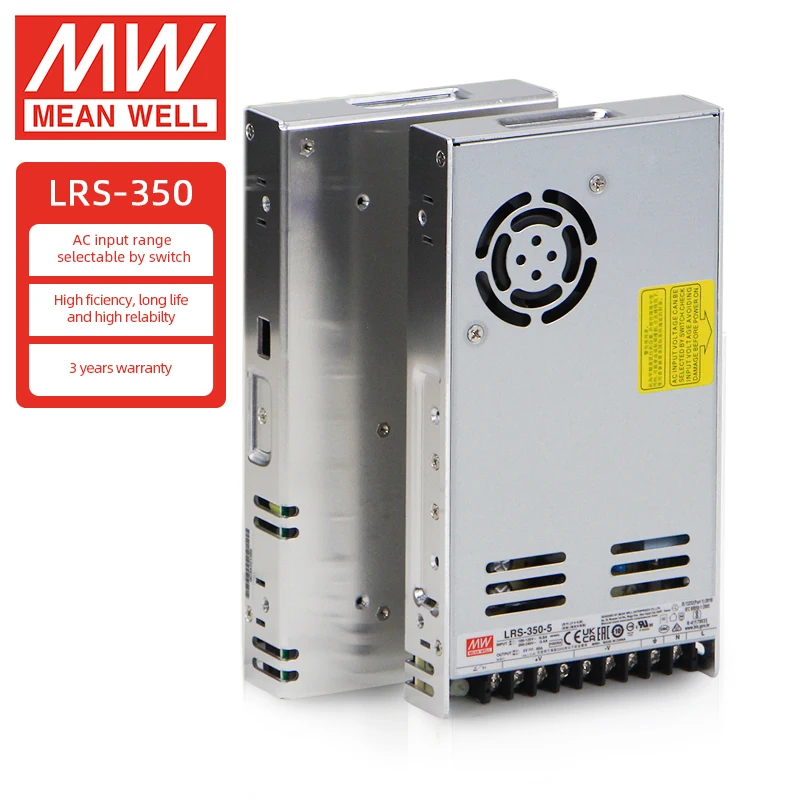 

MEAN WELL LRS Series Power Supply LRS-350 3.3v 5v 12v 24v 36v 48v AC/DC Single Output Enclosed Switching Power Supply Unit SMPS