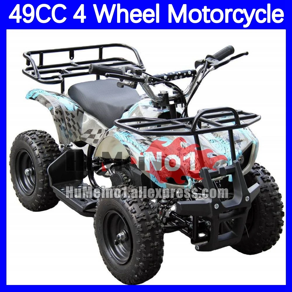 ATV OFF-road Gas Motorcycle 49CC 2 Stroke Racing MOTO Four Wheel Motorbike Discount Promotion Children New Year Birthday Gifts