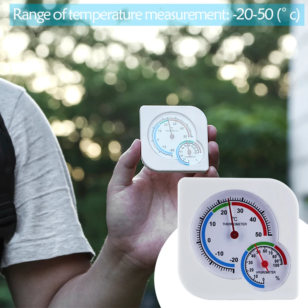 Higrometer Analog Berbentuk Labu, Pengukur Suhu dan Kelembapan, Tidak Perlu Baterai untuk Gudang/Laboratorium/Aptek/Rumah Kaca