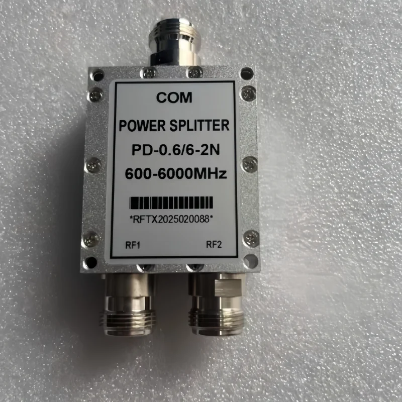 مقسم الطاقة ثنائي الاتجاه N-type RF الموزع 0.6-6G الموحد 2.4 5.8G مقسم الطاقة كامل النطاق