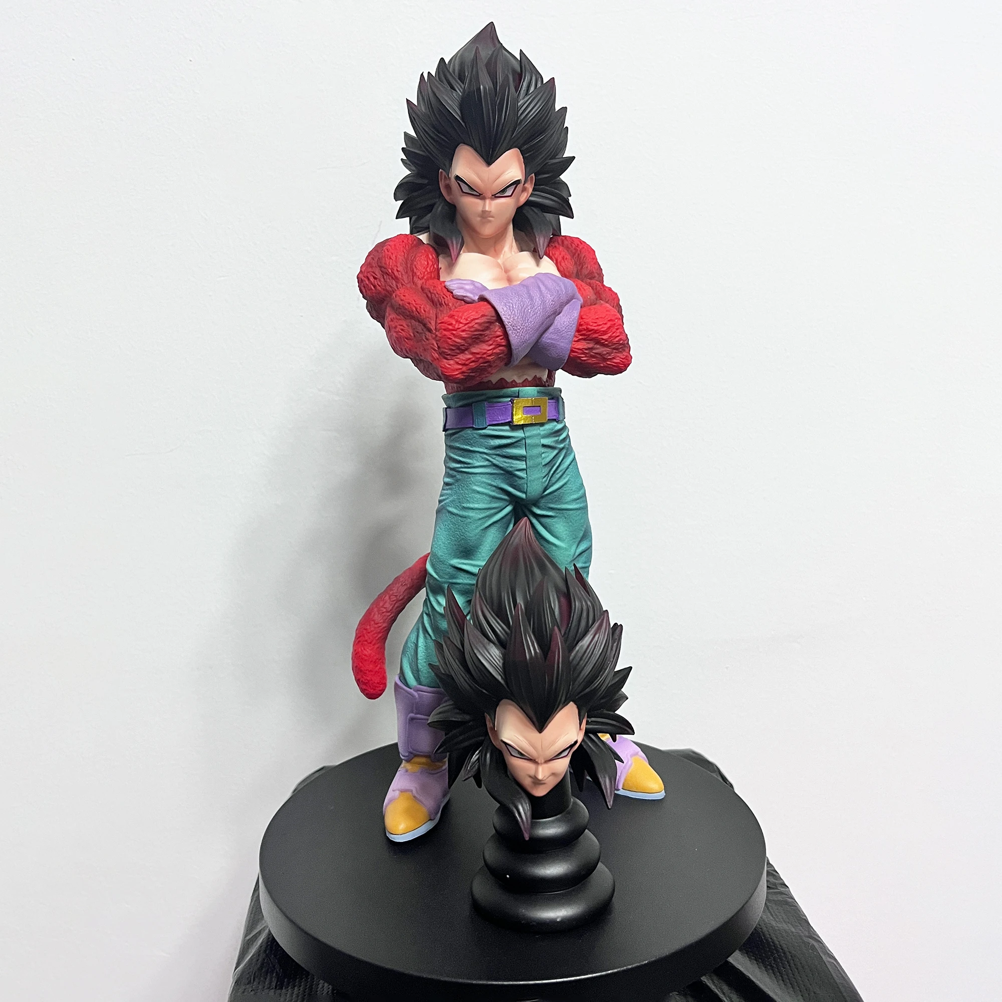 Dragon Ball  Anime Super Saiyan 4 Vegeta Brother Planb Anime Jt Statue Dx Goku Model Collection Custom Desktop Toy Male Gift view 3