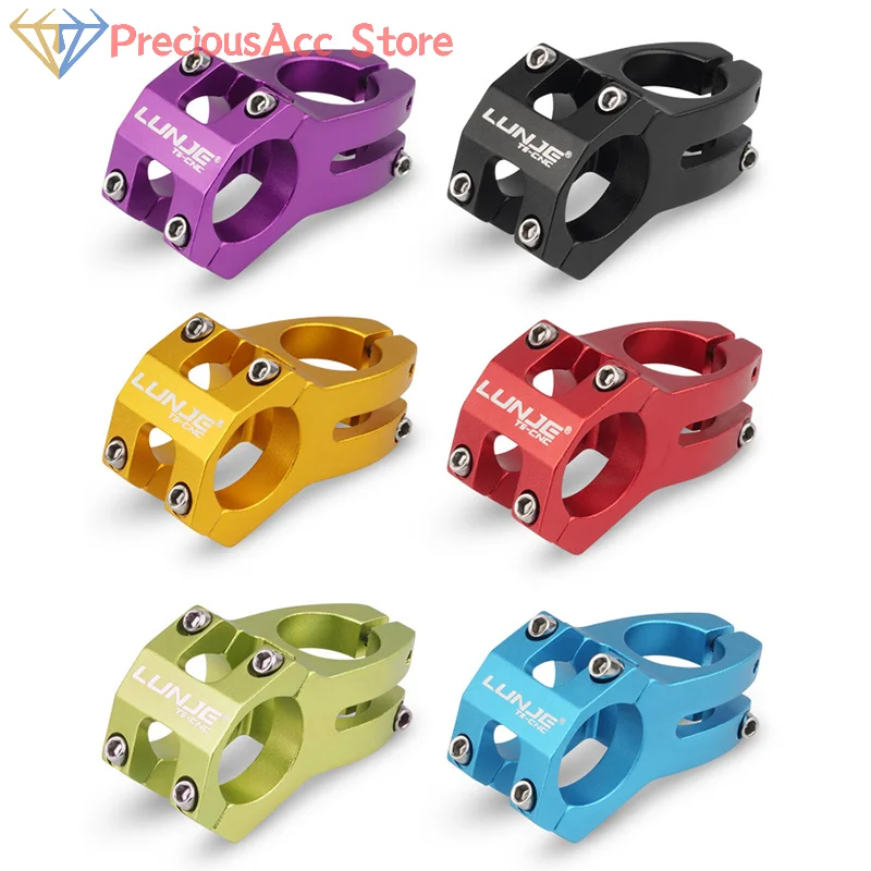 Bicycle Handlebar Stem Power Short 45MM Mountain Bike Bridge 25.4/31.8MM Pipe Aluminum Alloy Cycling Stem Riser Table view 4