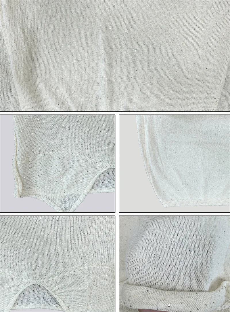 2ピース レディース ロングスパンコールニットドレス セクシーなストラップ付きディープVネック ハイウエストスカート ビキニカバーアップ ビーチラップボトム クロシェ水着