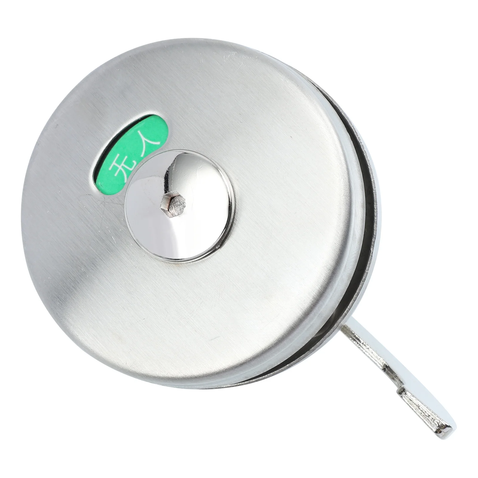 Indicator Door Lock Stainless Steel Public Toilet Privacy Latch Vacant Engaged Sign Airport Mall Office