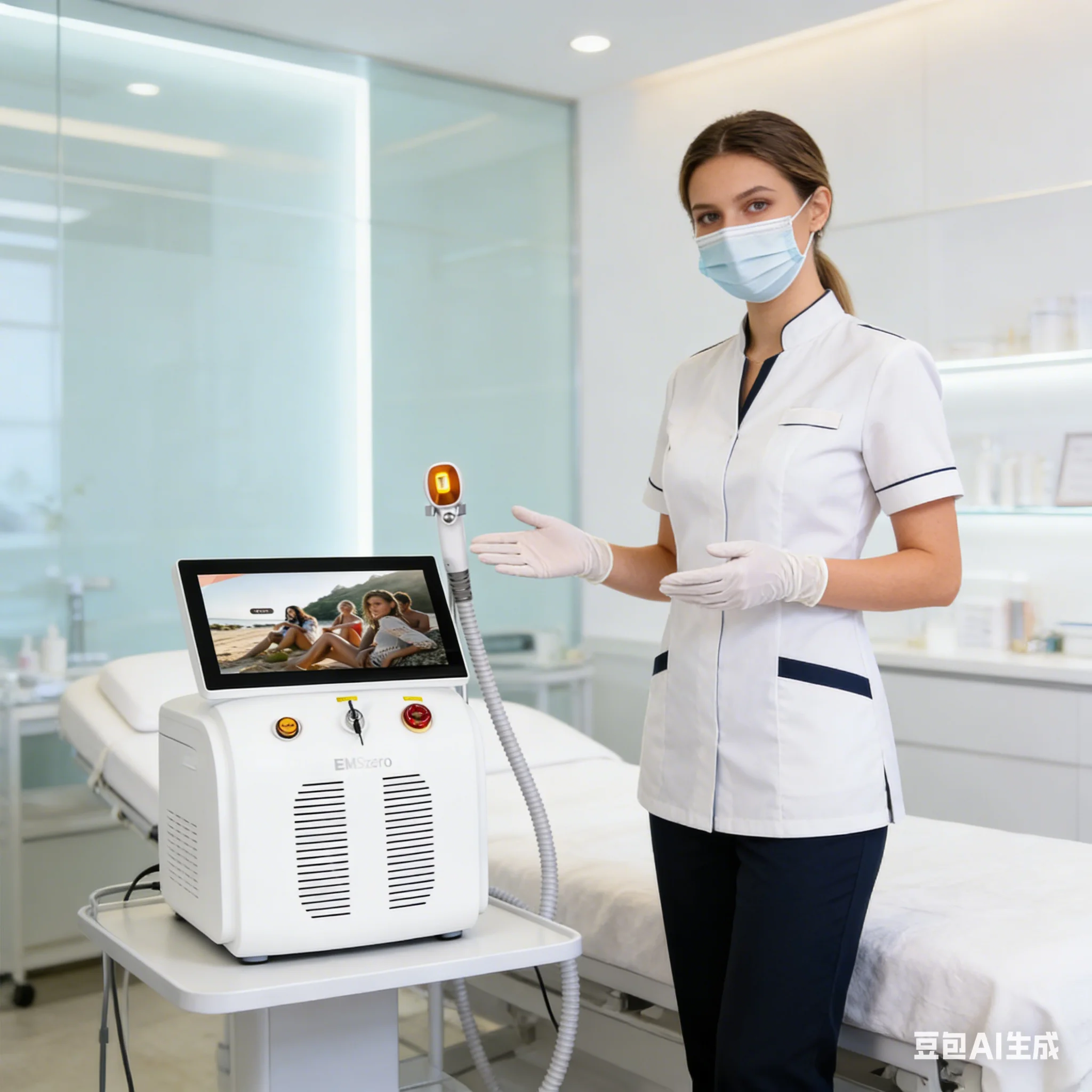 

2025 3500 Вт мощный аппарат для удаления волос с александритовым ледяным платиновым диодом профессиональный 3 длины волны безболезненный постоянный эпилятор