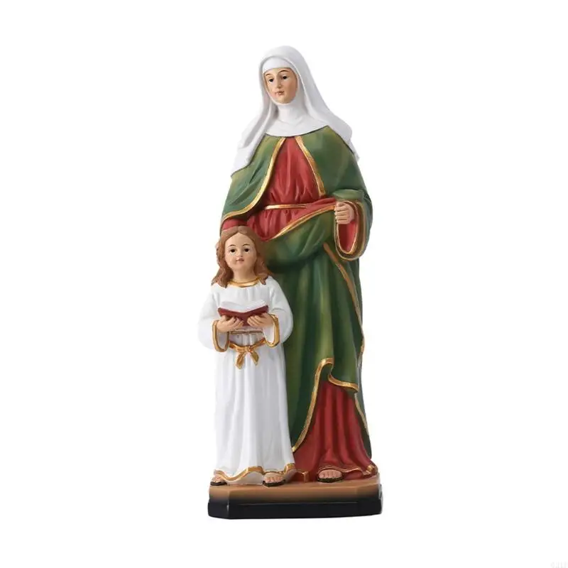 

European Character Ornaments Mother and Child Resins Craft Figurine Miniature