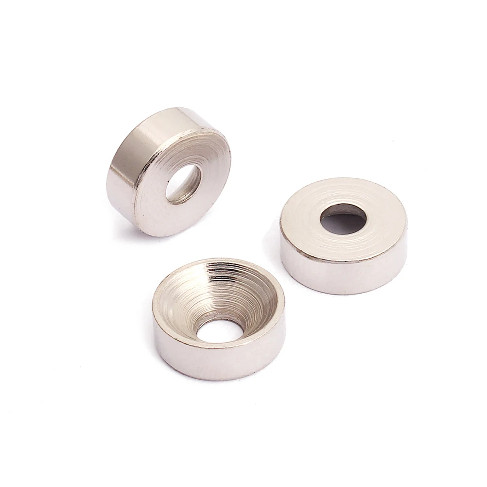

4Pcs Affordable Neck Joint Bushings Bolts Guitar Hardware Durable Metal Ferrules For Electric Guitar And Bass Silver