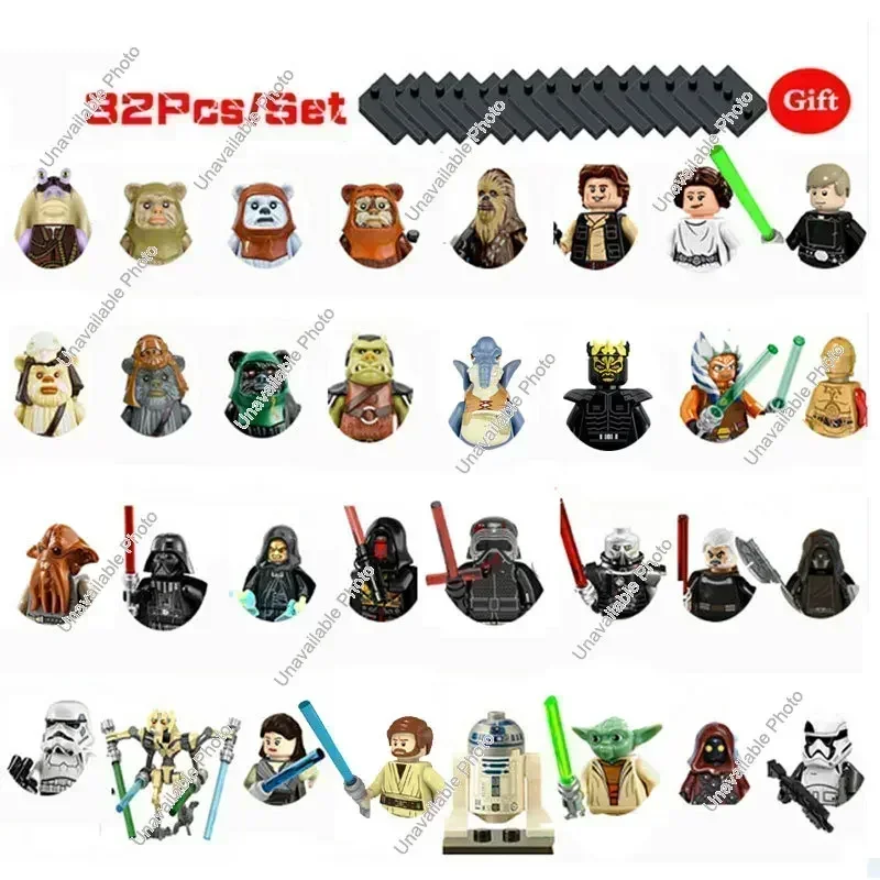 

HEROCROSS Star Wars Mandalorians 501st Legions Clone Storm Commander Trooper Darth Figures Compatible Building Blocks Kids Toys