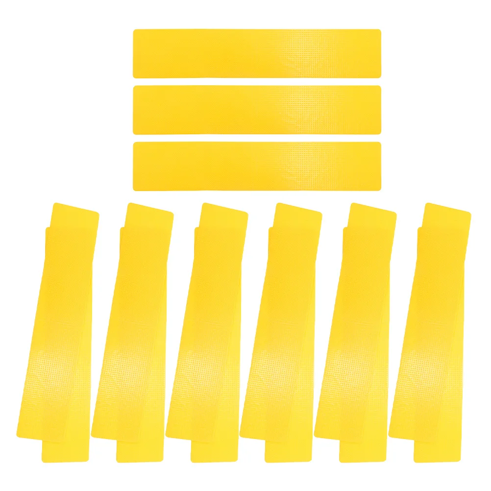

15pcs Tennis Court Marking Lines: Flat Disc Anti-Slip Markers For Outdoor Indoor Pickleball Badminton Volleyball Basketball