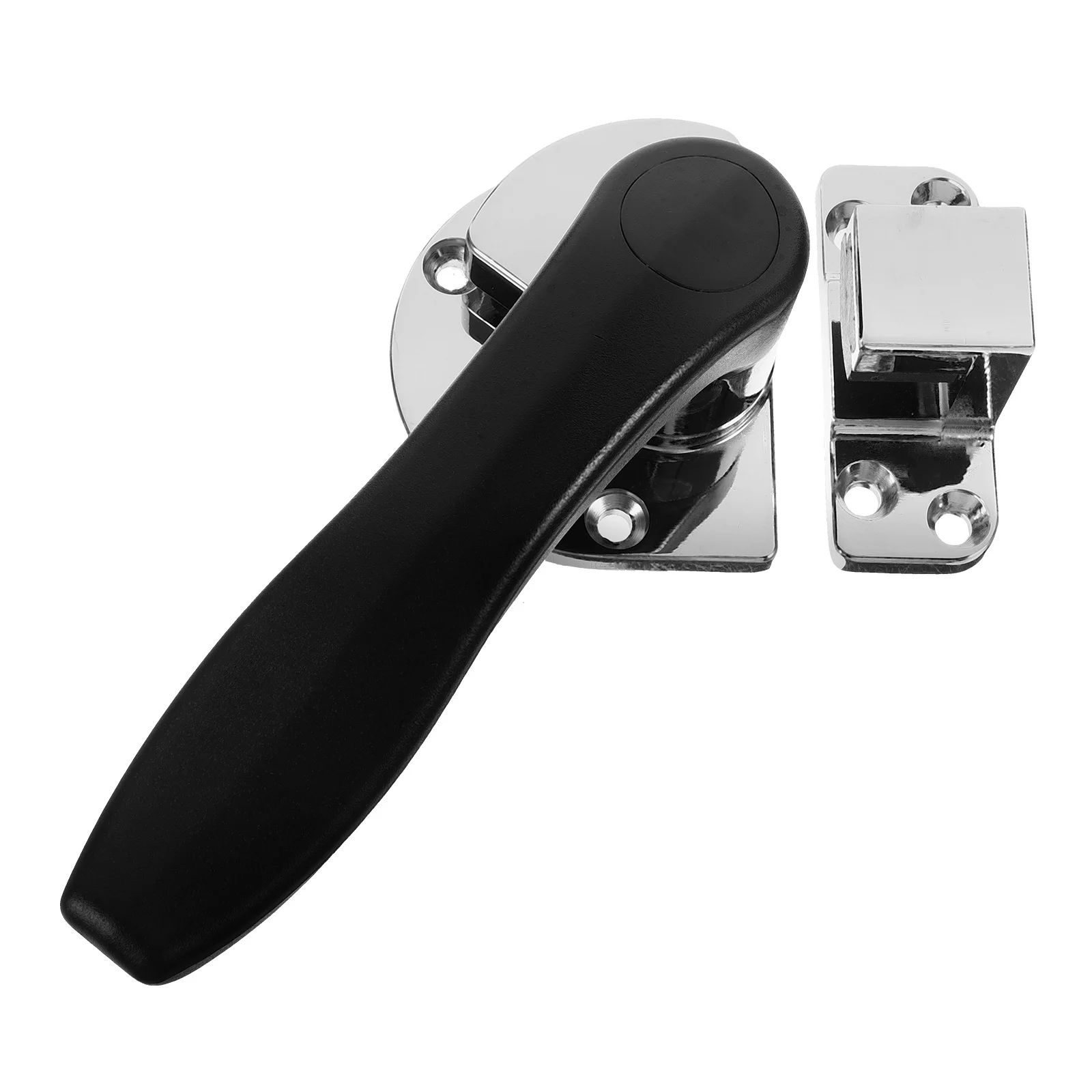 

1 set 1 Set Steamer Cabinet Door Handle Zinc Alloy Heavy Duty Pull For Freezer Cooler Walk In Cooler Metal Latch Hinge Hardware