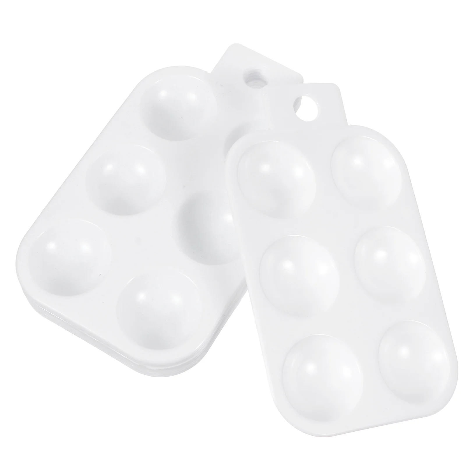 

10 Pcs Palette Painting Tools Plastic Mixing Tray for Kids Practical Plate Color Display