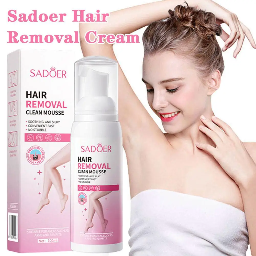 Permanent Hair Removal Mousse Spray Body Non-irritating Skin Hair Long Silky Painless Hair Development Inhibit Removal Foam O2E1