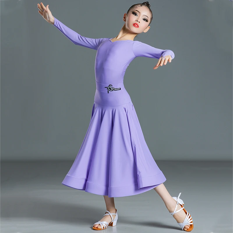 Children Waltz Ballroom Dancing Clothes Kids Tango Chacha Modern Dance Costumes Skirts For Girls Latin Dance Dresses
