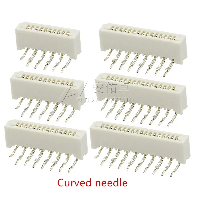 10Pcs 1.0mm FPC/FFC Connector LCD Flexible Flat Cable Socket Double Row 4/5/6/7/8/9/10/11/12/14/16/18/20/22/24/26/28/30/31 Pin