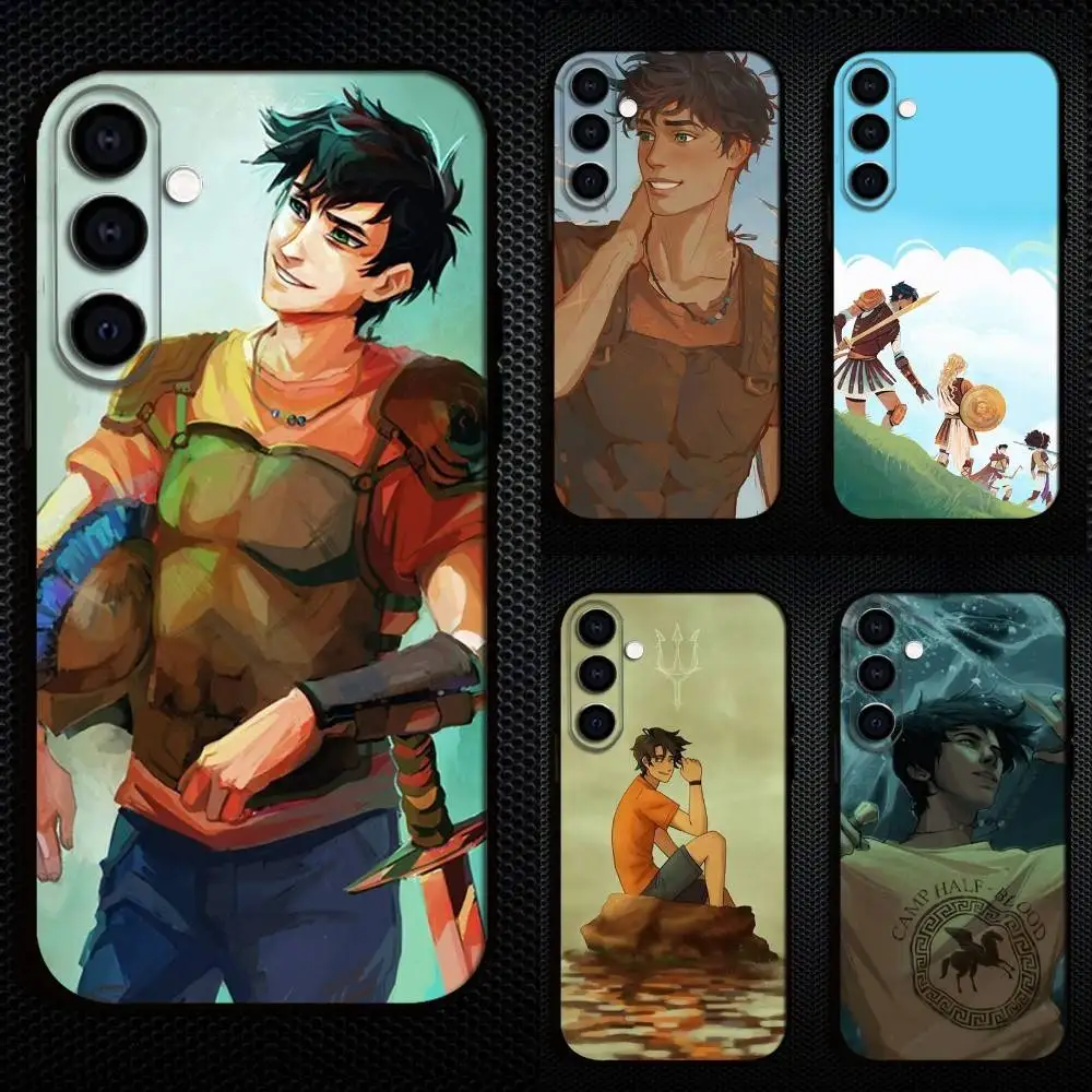 

P-Percy J-Jackson Poseidon Painting Phone Case For Samsung Galaxy A73,A72,A71,A70,A53,A52,A51,Others Soft Black Cover