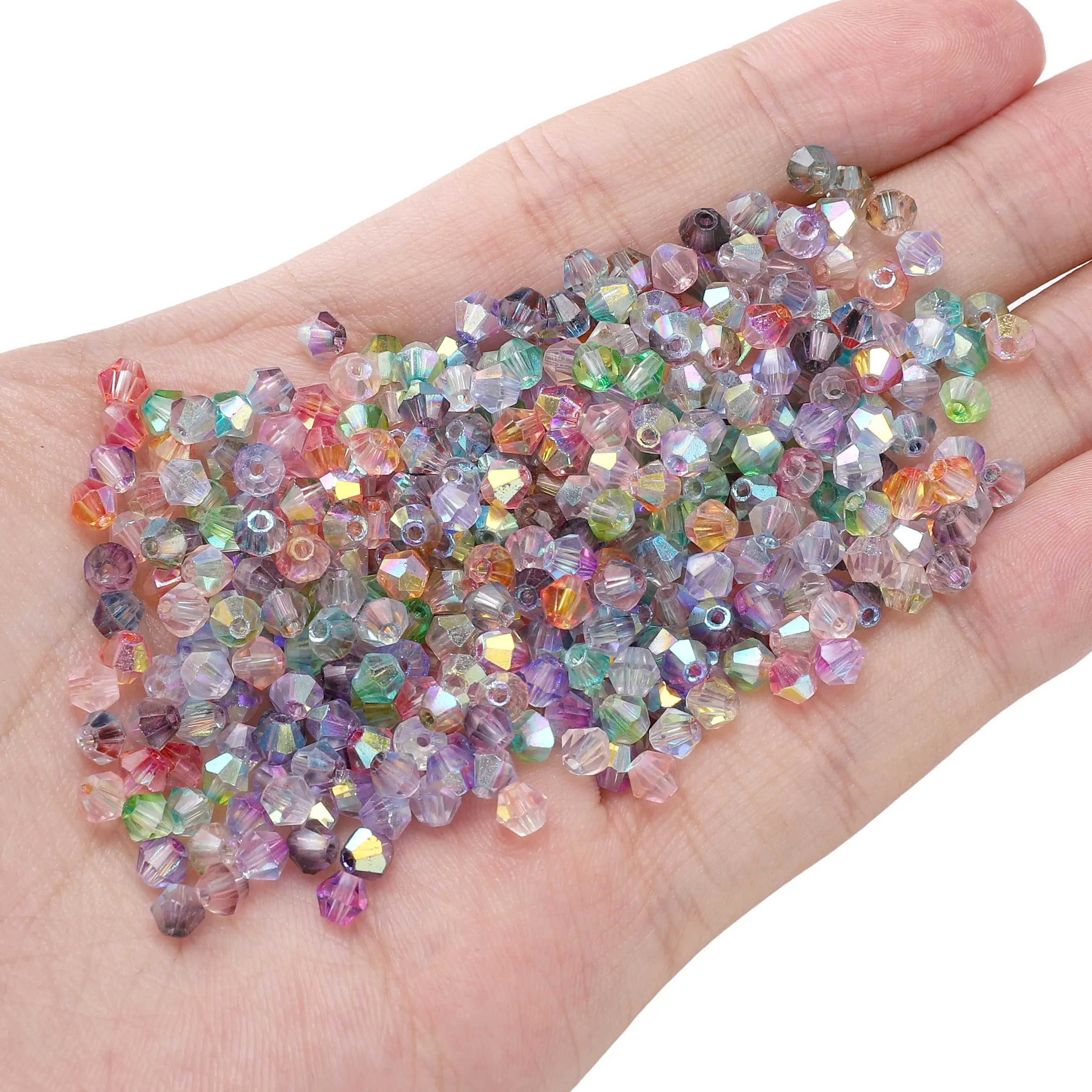 4mm120/250個入り ファセットカット クリスタルビー - Jewelry Making Beginners のレビューと価格