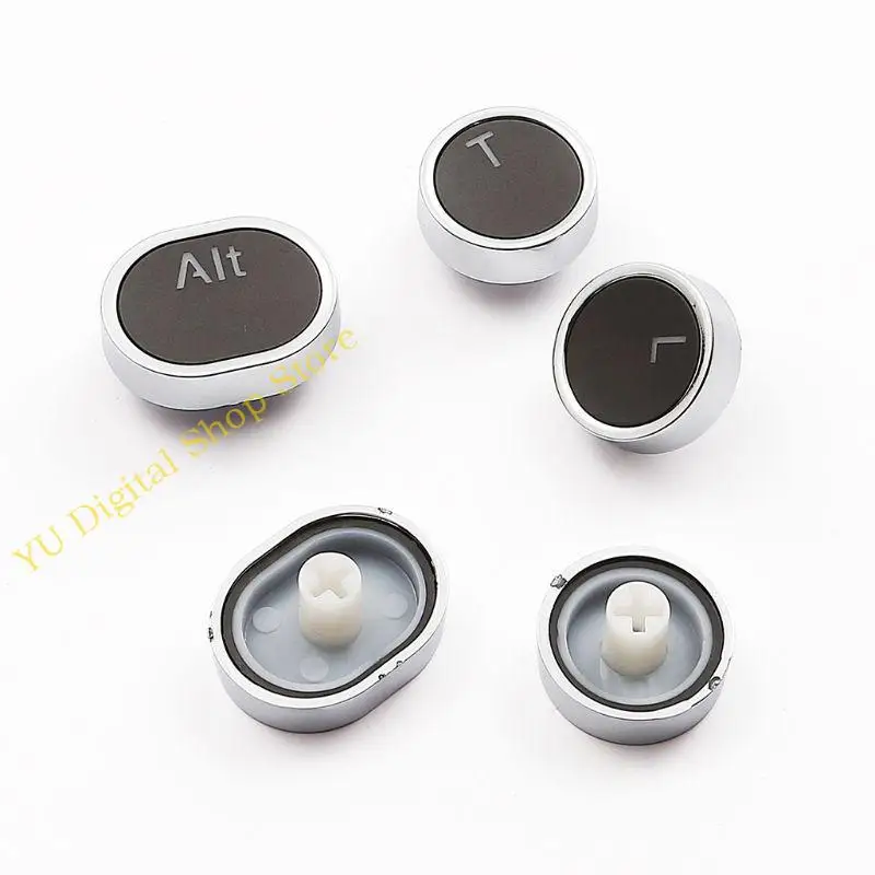 96BA 104/87 Keys Retro Round Keycaps Double Shot DIY Typewriter Keycap for Backlit Mechanical Keyboard Circular for Key