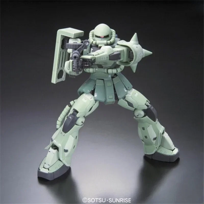 バンダイ-ガンダムアクションフィギュア,オリジナル,rg 1: 144 ms-06f,zaku ii,おもちゃモデル,オーナメント,コレクション,子供向けギフト,在庫あり