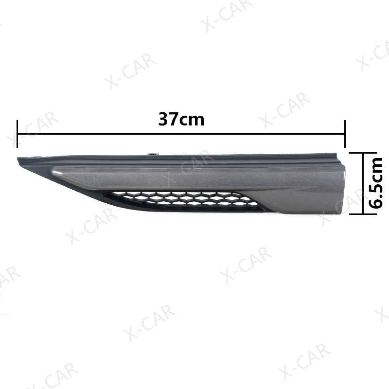 سيارة الباب الأمامي درابزين الجانب مصبغة ورقة لوحة منفذ الهواء صب غطاء الكسوة قطاع لاند روفر رينج روفر إيفوك 2011-2019 #5