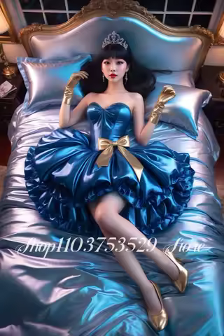 Custom Blue Strapless Short Evening Gown Gothic Minimalist Prom Dress Special Occasion Evening Gown Cocktail Party Dress