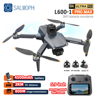 L600-1PRO MAX GPS Professional Drone With 4K HD Camera Screen Remote 3 Axis Gimbal Obstacle Avoidance FPV Brushless Quadcopter