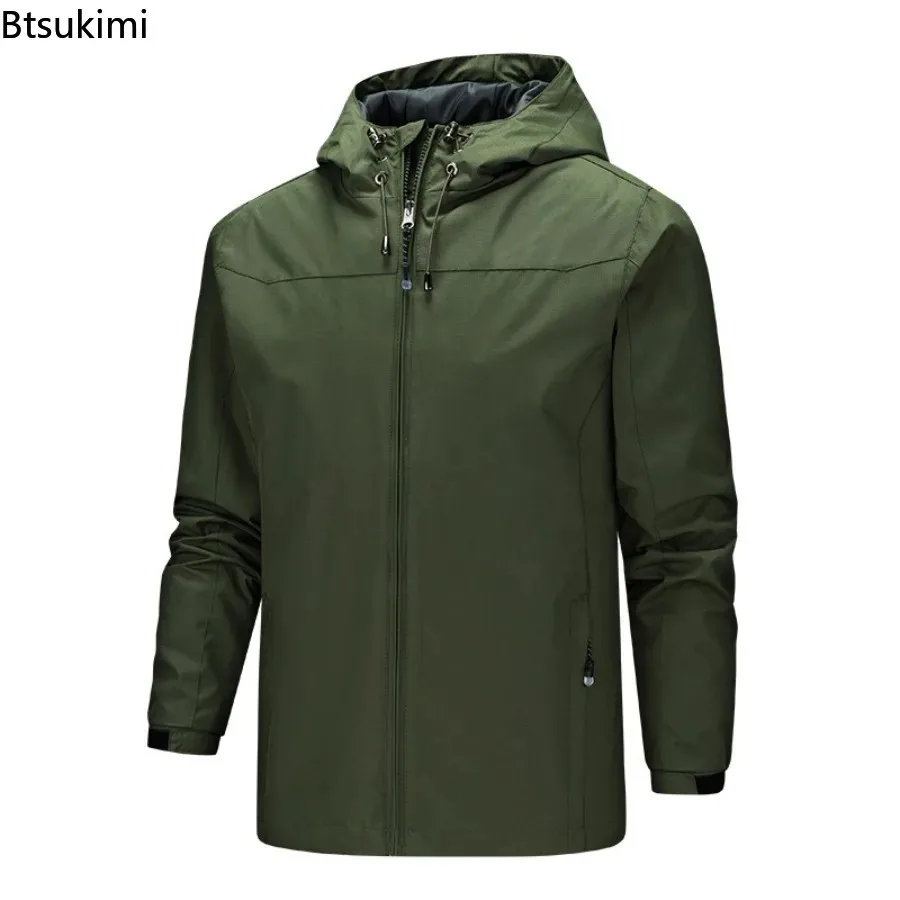 Outdoor Jackets for Men Waterproof Breathable Casual Coats Spring Autumn Men Windbreaker Jackets Cycling Mountaineering Clothes