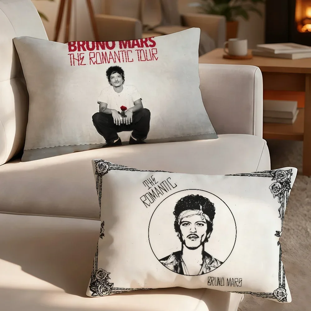 Singer B-Bruno Mars Pillow Case Suitable For Decorating Homes Bedrooms Children Room Sofas And Other Places