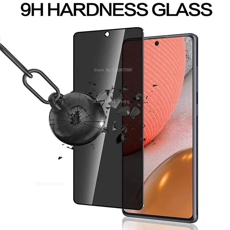 2Pcs Anti-Spy Tempered Glass For Samsung A13 A73 A53 A72 A52 A32 A54 5G Screen Protector For Samsung S10E M12 M32 M52 Privacy