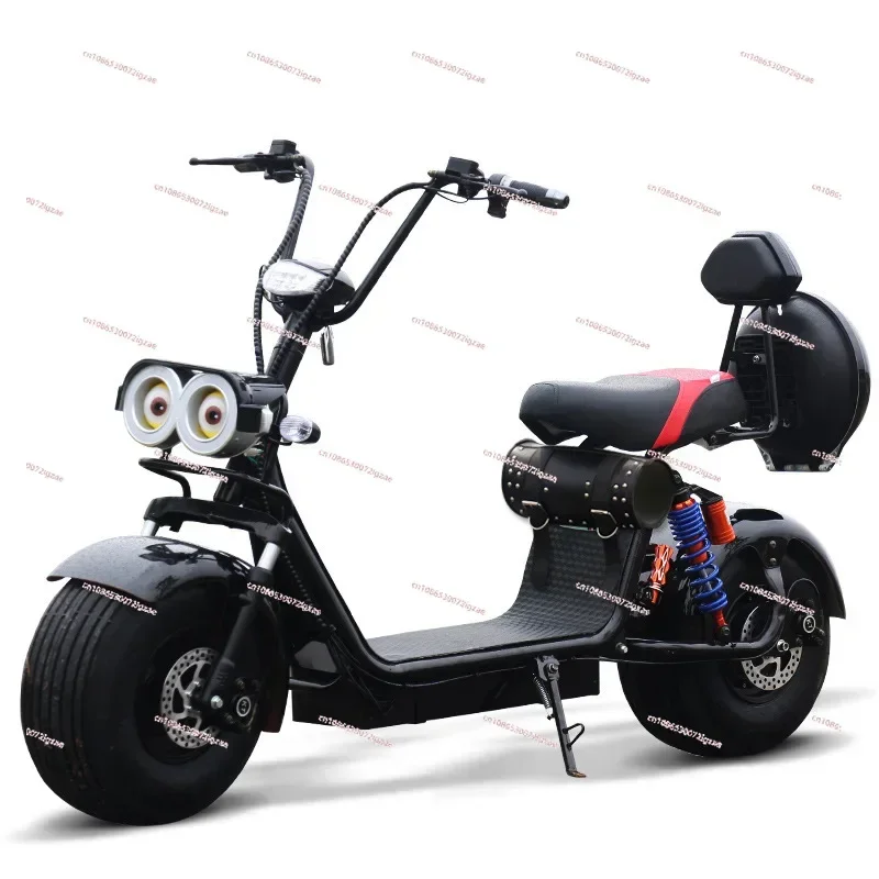 

Male and female two wheeled scooter electric vehicles, motorcycle electric scooters with wide tires and large wheels