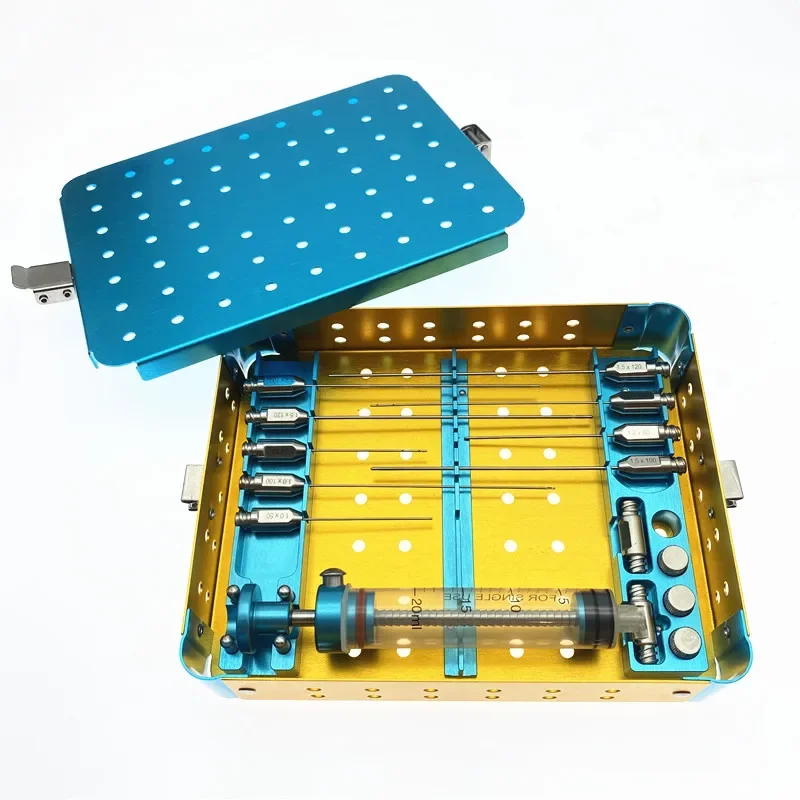 Best 2018 Facial fat filling graft transplantation cannula kit Stem Cell Lipo face Fat Transfer Liposuction needle set Hot Sale
