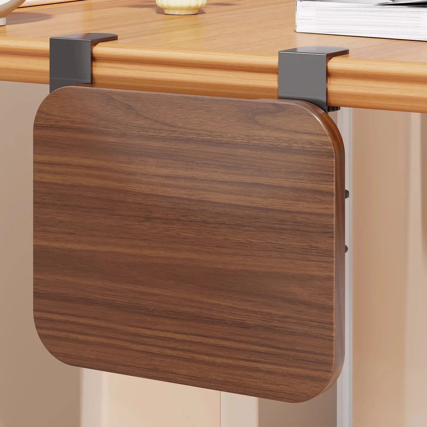 No Punching Desktop Computer Desk Extension Board Holder Folding Widening Adapter Shelf Desk Organizer for Office Use
