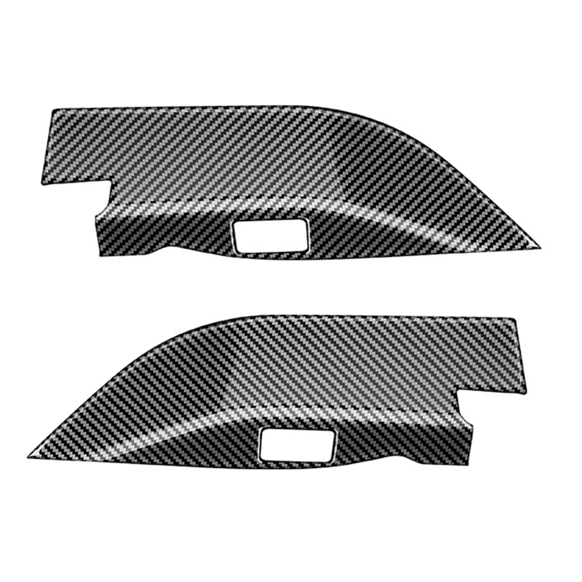 

For Toyota Alphard/Vellfire 40 Series 2023 Carbon Fiber Middle Door Armrest Window Lift Switch Cover Glass Control