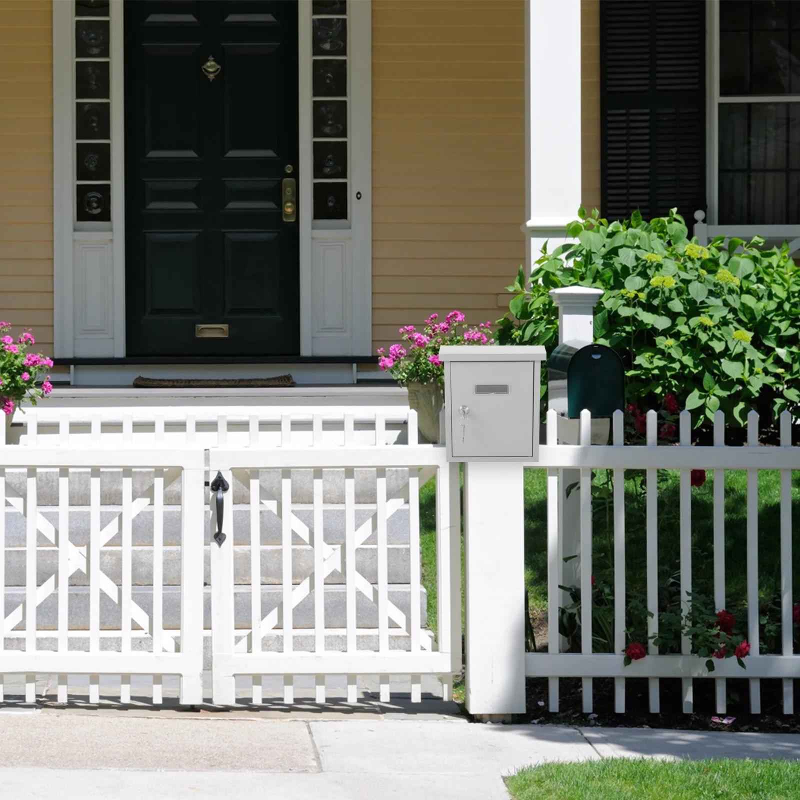 

Vintage Metal Letter Wall Mount, Retro Style Mail Organizer, External Post Box For Home Garden Outdoor, Uk Suggestion Box