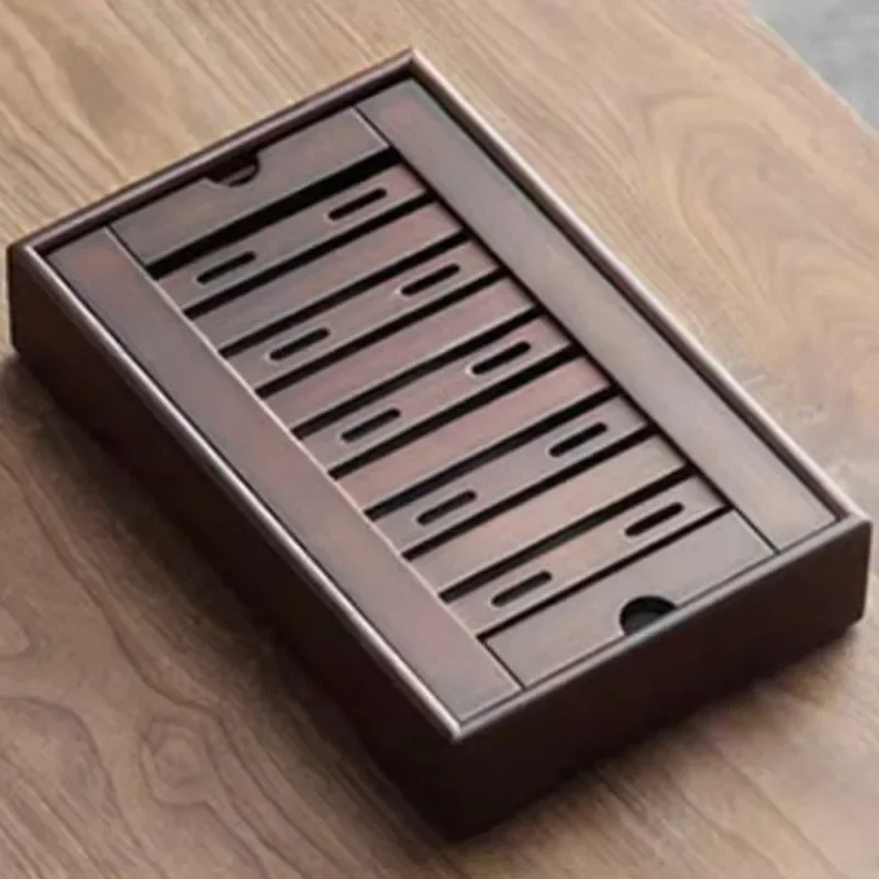 

Coffeeware Teaware Tea Tray Portable Plate Vintage Big Wooden Tray Home Kitchen Gadget Plateau En Bois Office Accessories