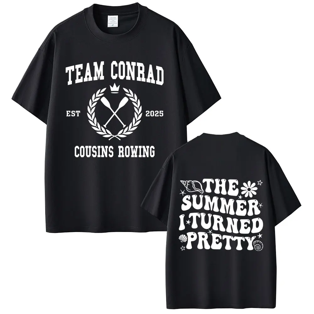 

TV Play The Summer I Turned Pretty Team Conrad Cousins Beach Print T-shirt Men Women Casual Cotton Vintage Short Sleeve T Shirt