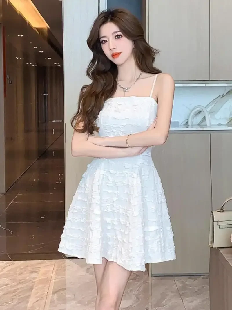 فساتين للنساء فستان سهرة قصير للنساء فستان حفلة زلة صغير لأعياد الميلاد والحفلات الراقصة فستان صيفي مثير مثير لصيف 2025 كوري ساخن