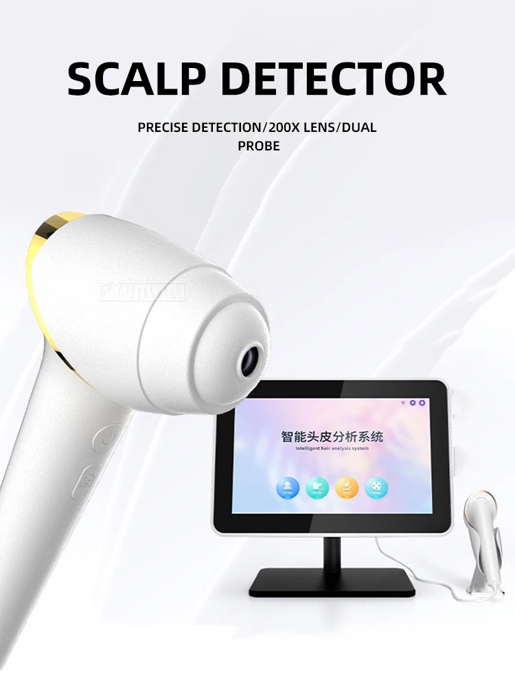 AI Intelligent Scalp Detection Instrument Hair Follicle High-Definition Three Spectrum Integrated Machine