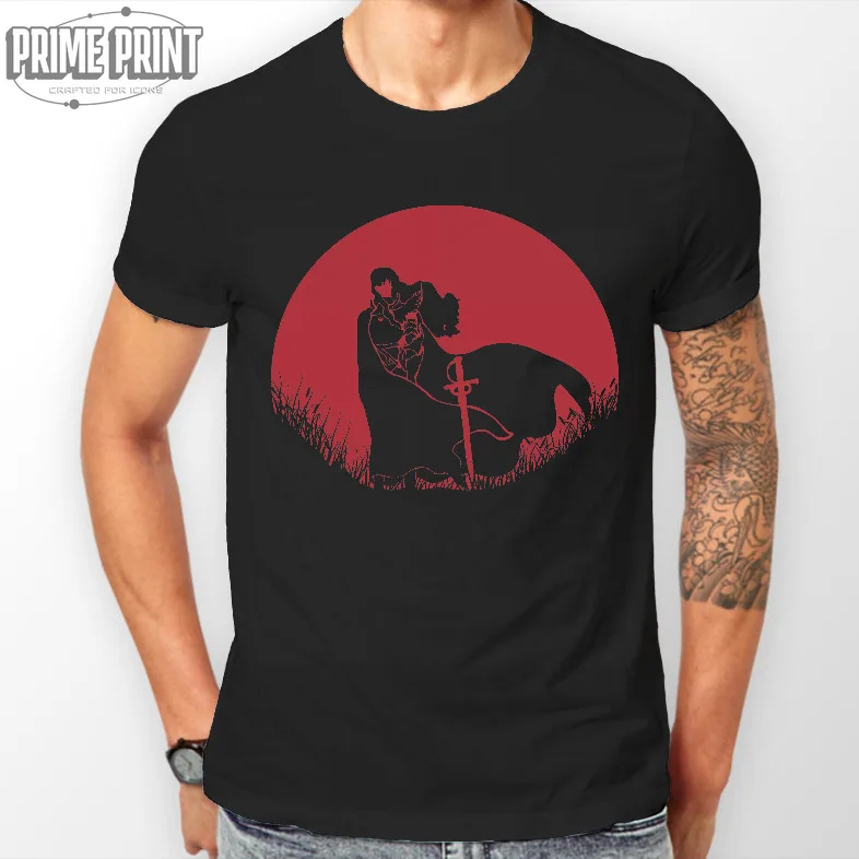 

Berserk Griffith Red Moon Guts Berserker Hawk Anime Tshirt T-Shirt Tee All Sizes