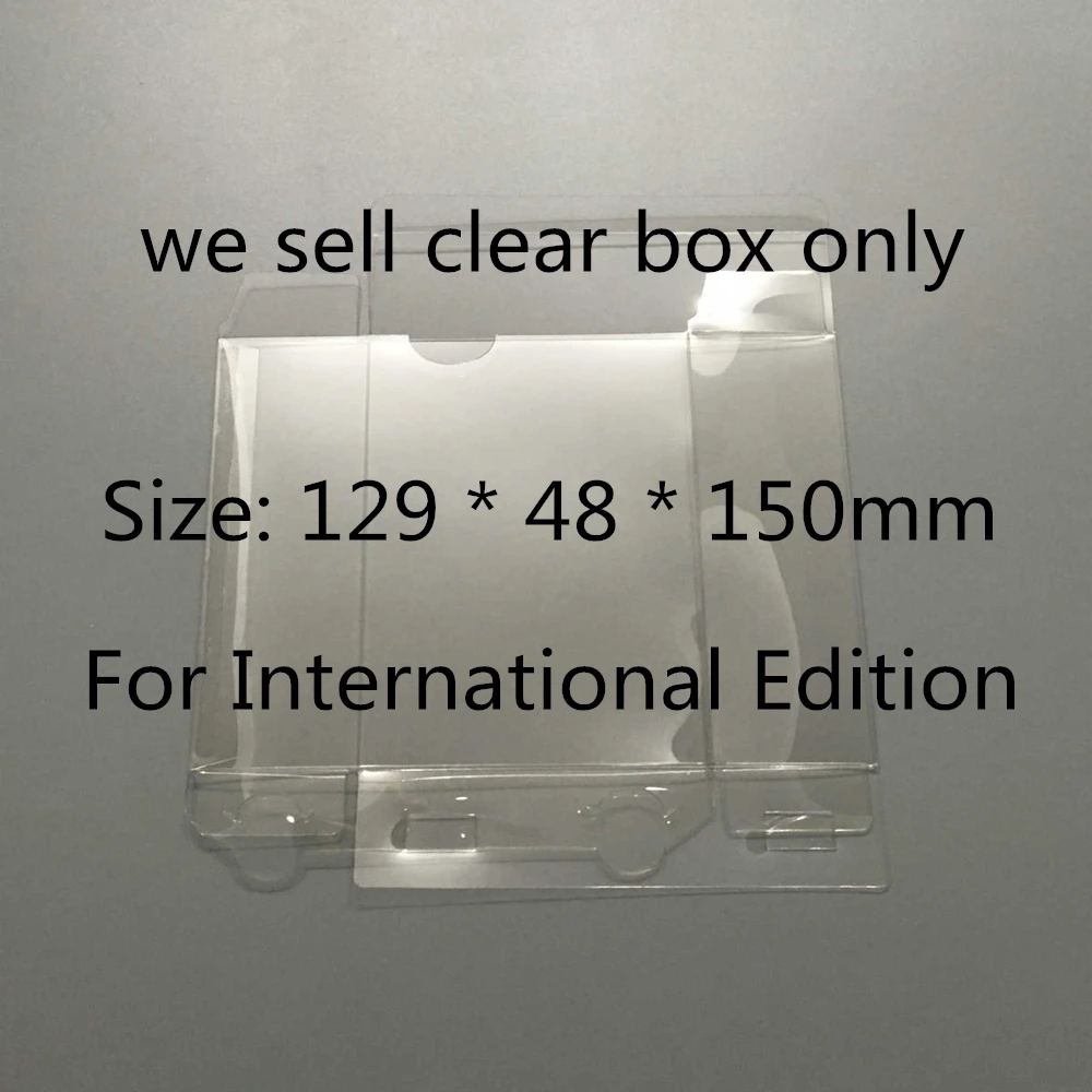 Collection Display Box For NGPC/SNK Neo Geo Pocket Color Game Storage Transparent Boxes TEP Shell Clear Collect Case