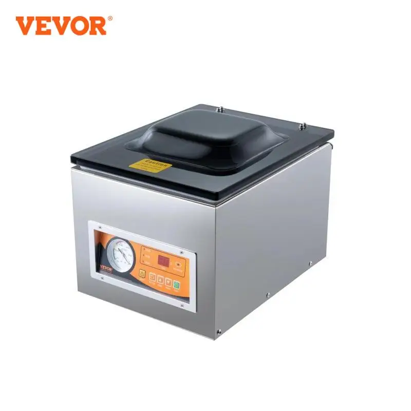 VEVOR DZ-260S Chamber Vacuum Sealer 260W Vacuum Packing Machine with 10.2